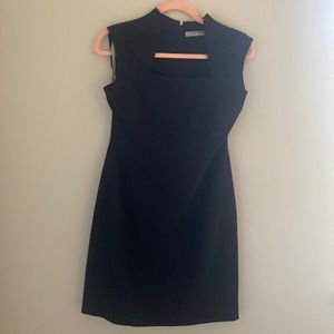 Structured Black Dress, Size 8